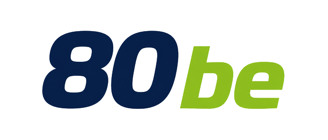 80 be লোগো